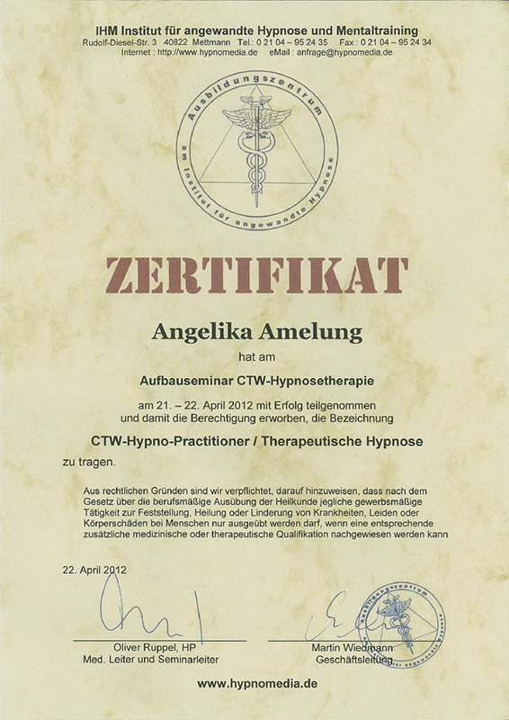 CTW Hypnostherapie